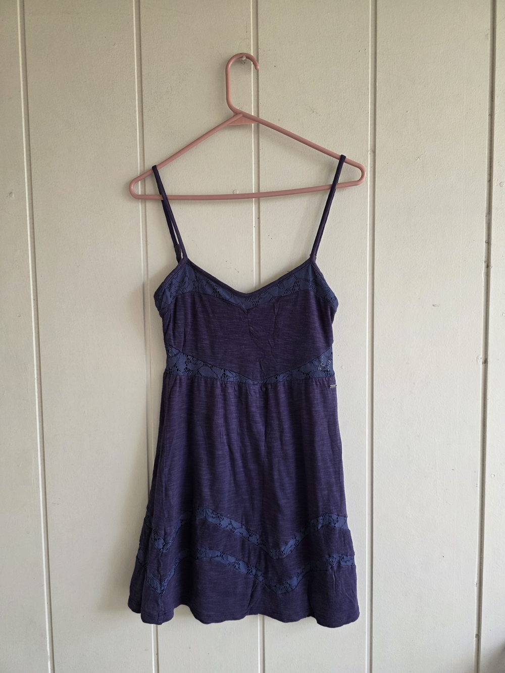 Valcom Babydoll Tank Dress XS Blue